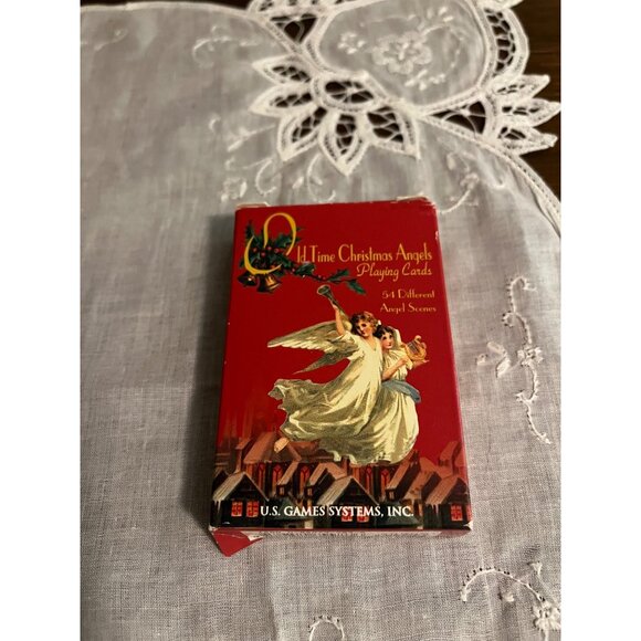 Vintage Christmas Angels Playing Cards Unopened - Picture 3 of 5